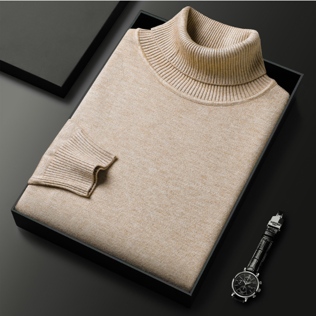Stylischer Herren Rollkragenpullover