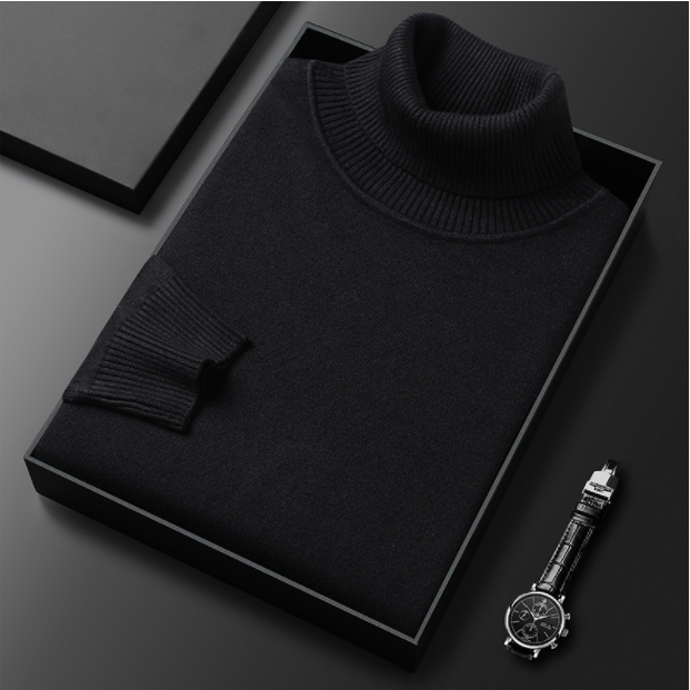 Stylischer Herren Rollkragenpullover