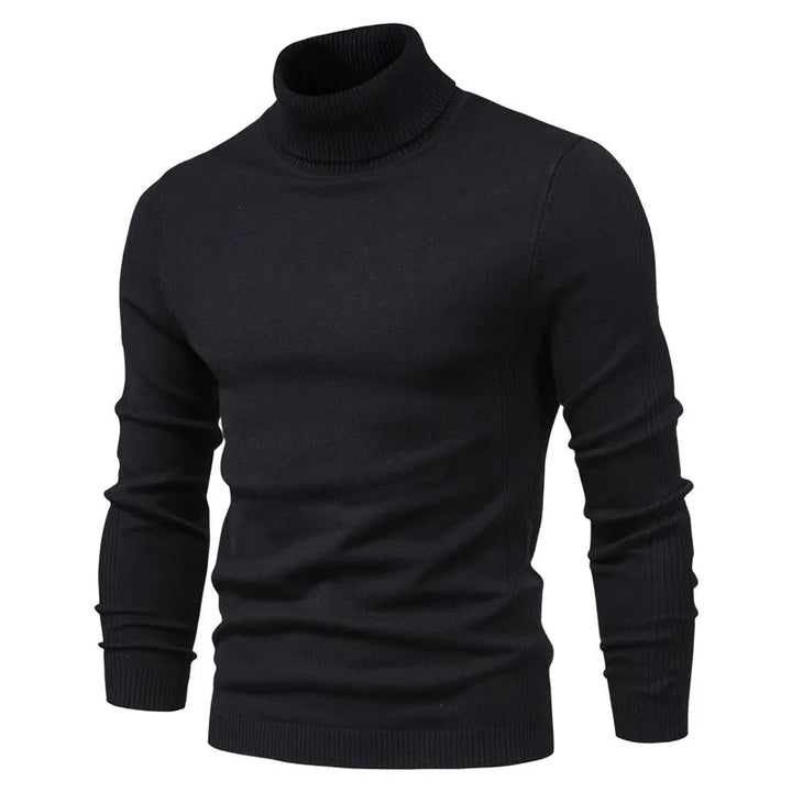 Herren Rollkragenpullover Slim Fit Elegance