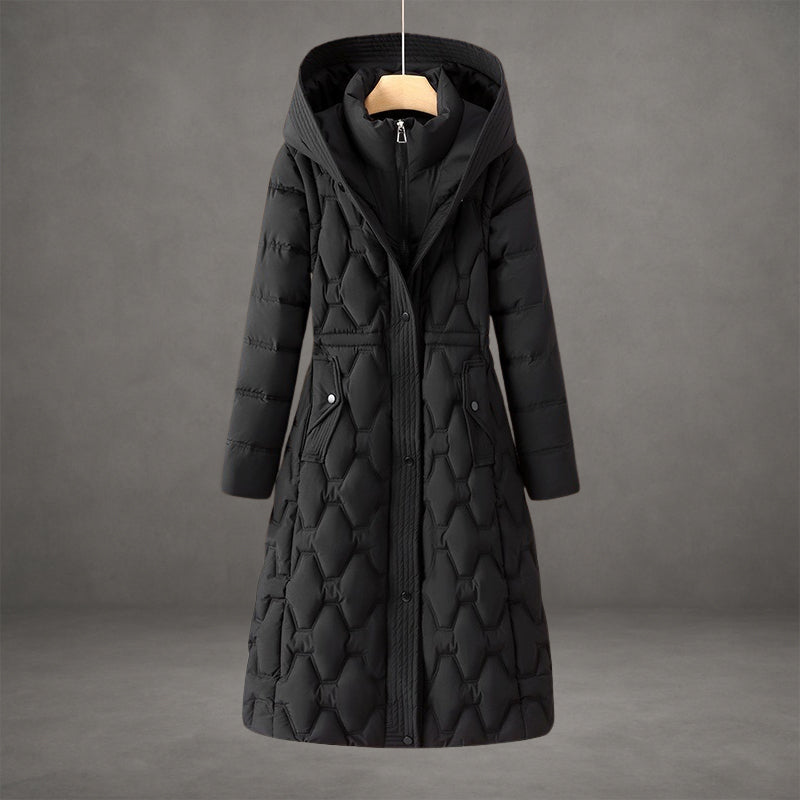 Kapuzen-Mantel Damen Warm Puffer Steppjacke