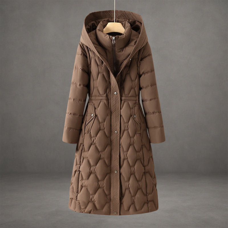 Kapuzen-Mantel Damen Warm Puffer Steppjacke