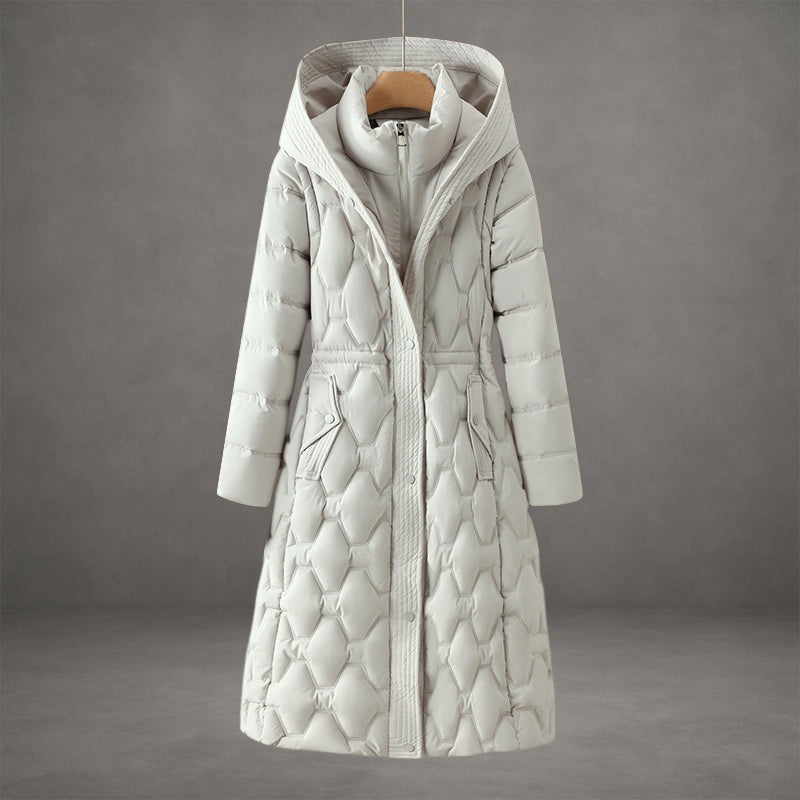Kapuzen-Mantel Damen Warm Puffer Steppjacke