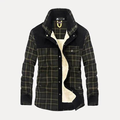 Warme Outdoor Jacke Plaid Style