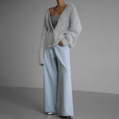 Elegante Cardigan Damen Luxus Qualität - IdealeKleiden