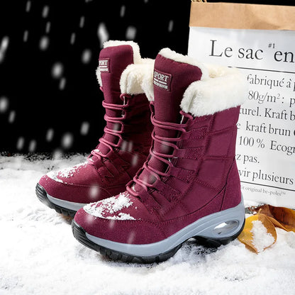 Wasserdichte Winterstiefel Bis Zum Knöchel Warm Schneestiefel