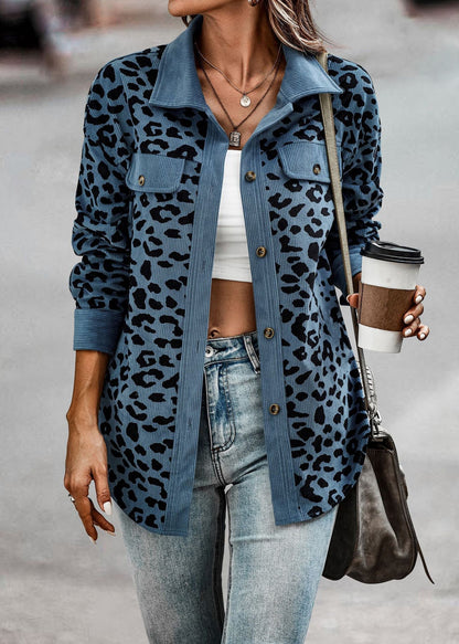 Modische Luipaard Jacke Trendy Design