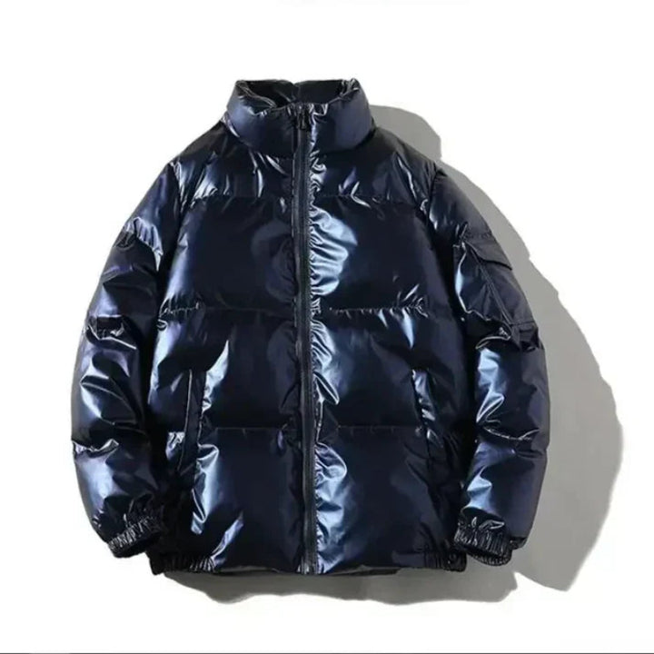 Wattierte Winterjacke Herren Warm Isoliert Pufferjacke