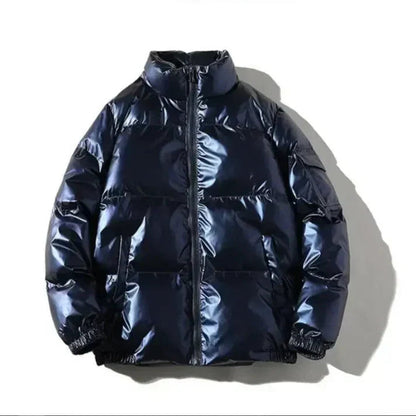 Wattierte Winterjacke Herren Warm Isoliert Pufferjacke