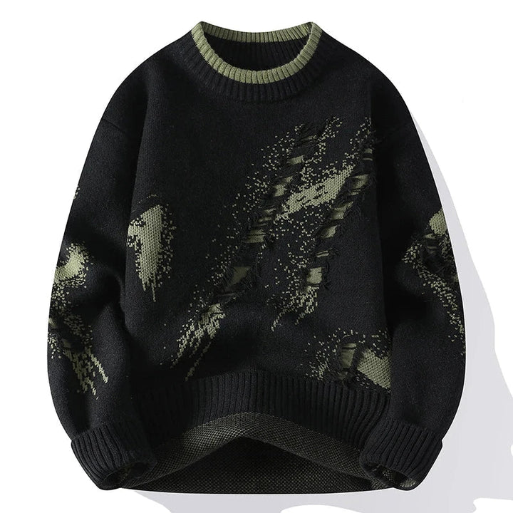 Herren Pullover Modern Used Look Style