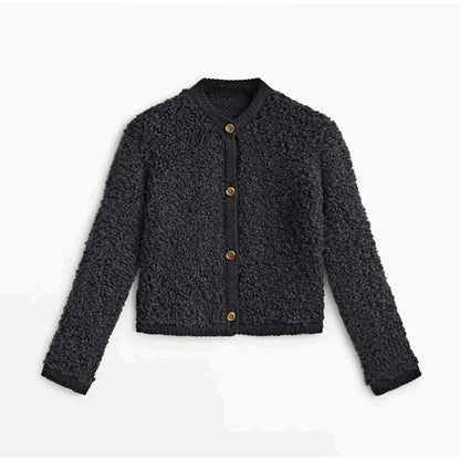 Weicher Teddy-Cardigan Damen - IdealeKleiden