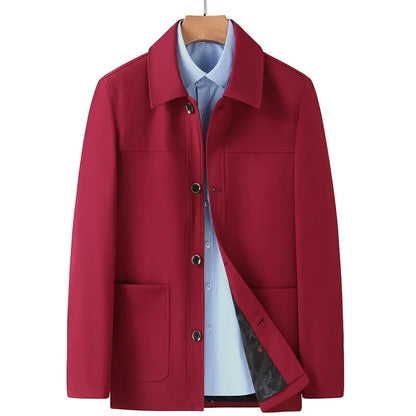 Freizeitjacke Mit Aufgesetzten Taschen Und Knöpfen