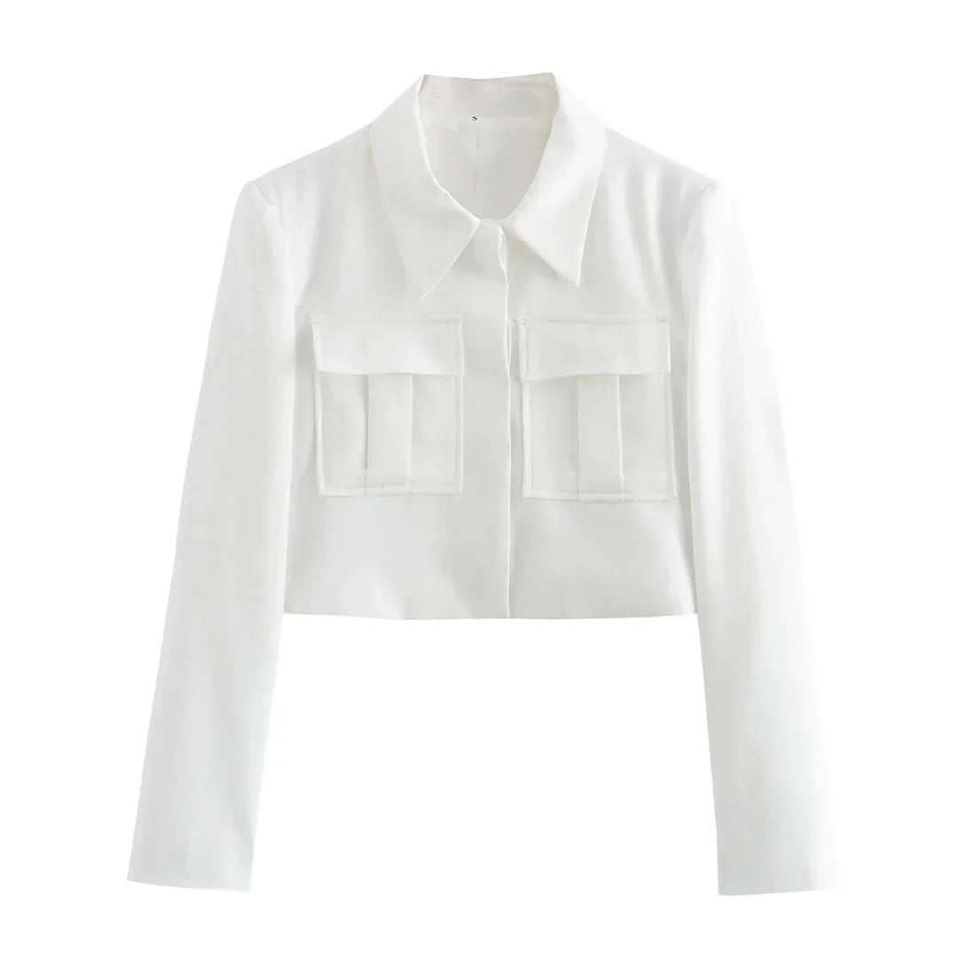 Retro Damen Outfit Zweiteiler Set