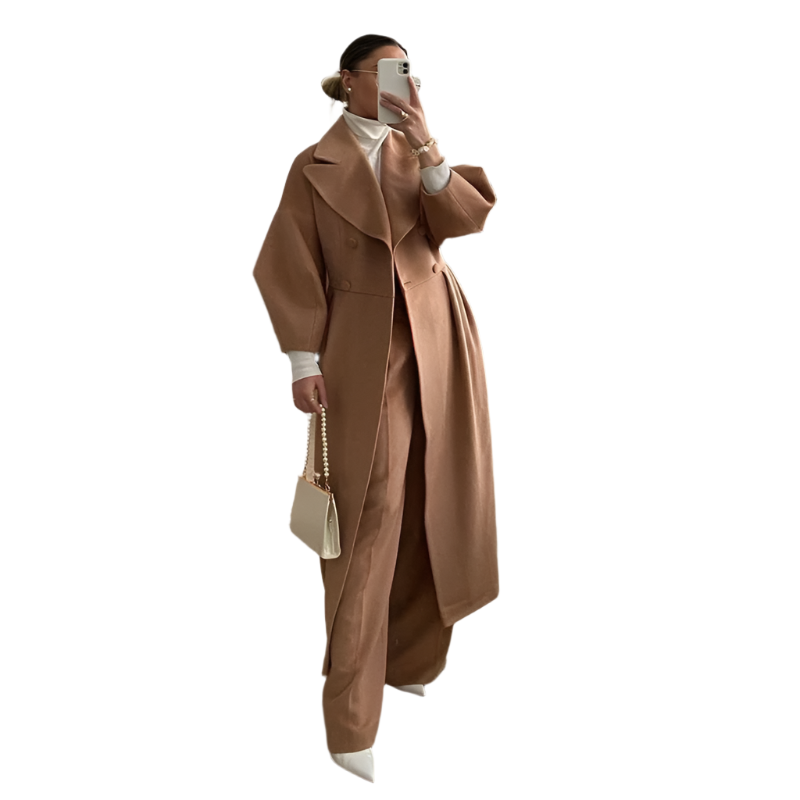 Damen Winterjacke Vintage Chic Eleganz