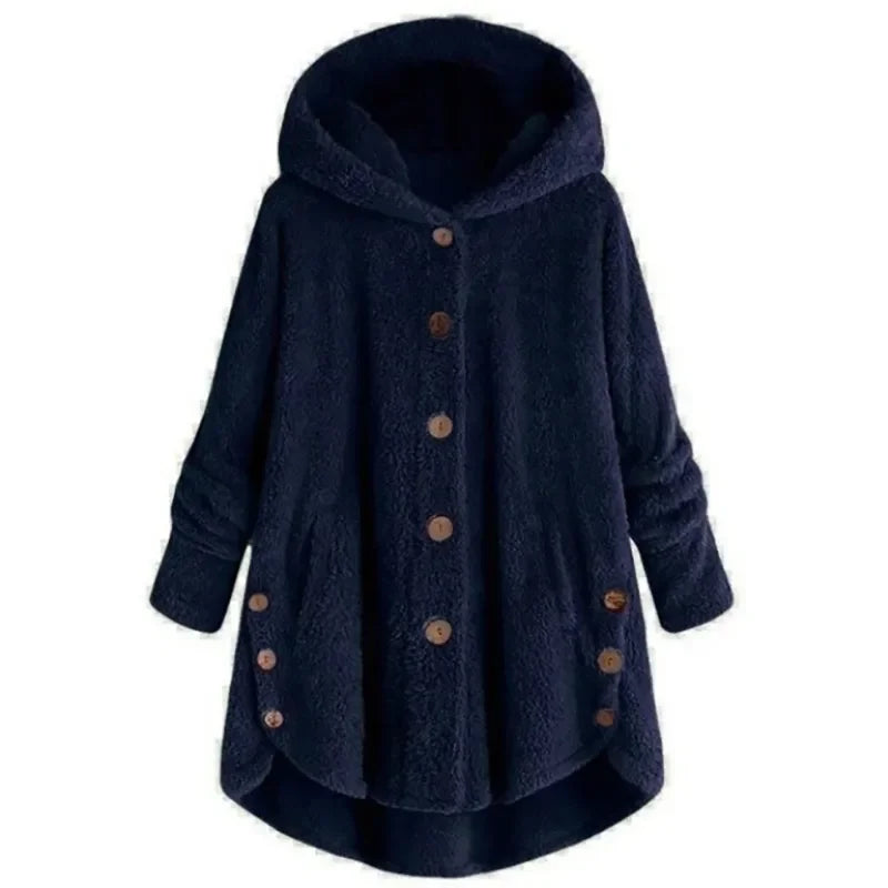 Frauen Fleecejacke Mit Kapuze