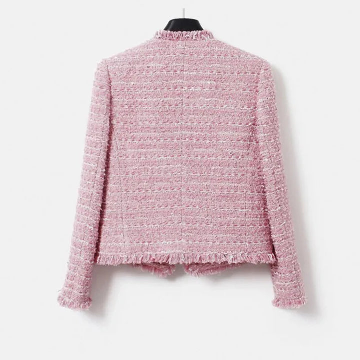 Herrenjacke Tweed Herbst Winter Elegantes Design - IdealeKleiden