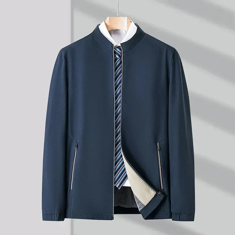 Stylische Herrenjacke Rollkragen Oliver
