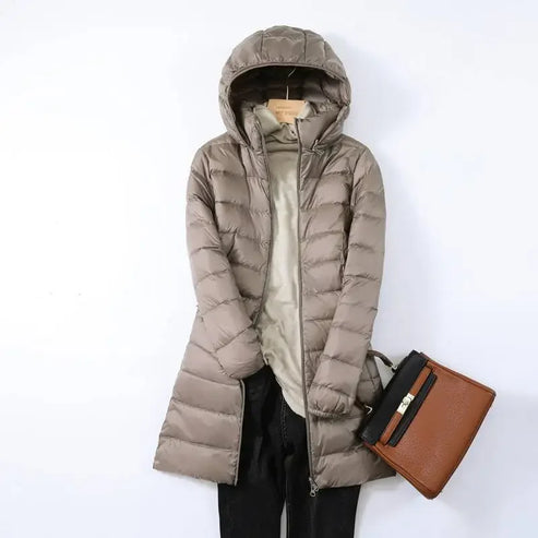 Leichtgewicht Pufferjacke Damen Warme Gesteppte Winterjacke