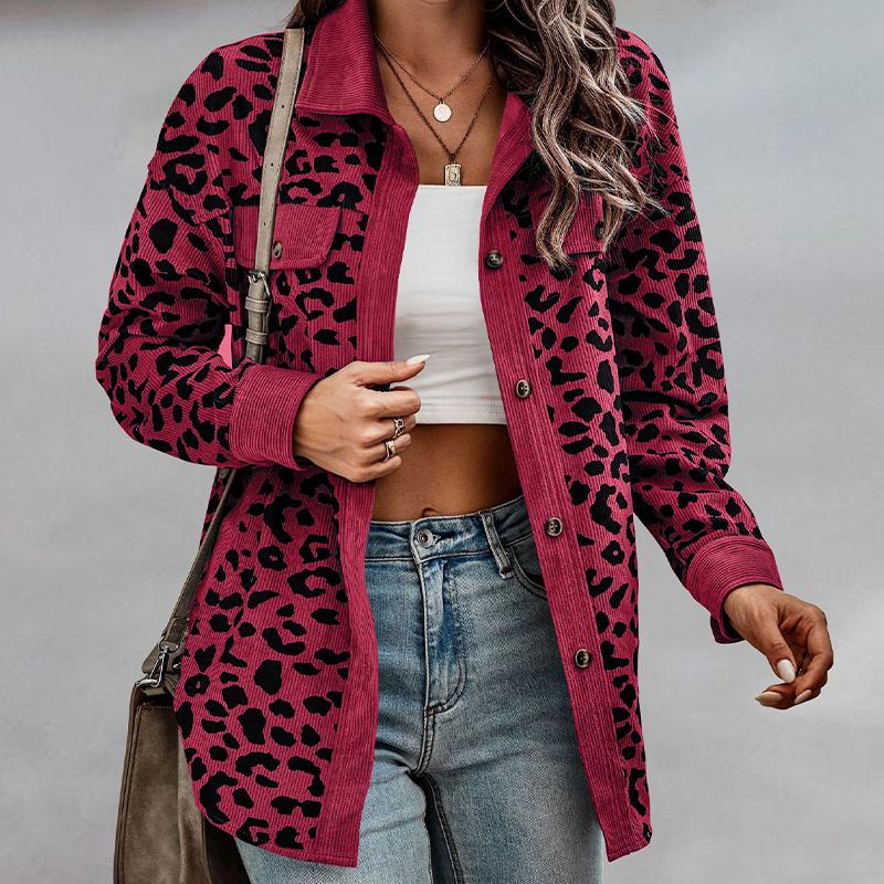 Modische Luipaard Jacke Trendy Design