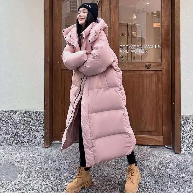 Große Damen Pufferjacke Übergröße Kapuze