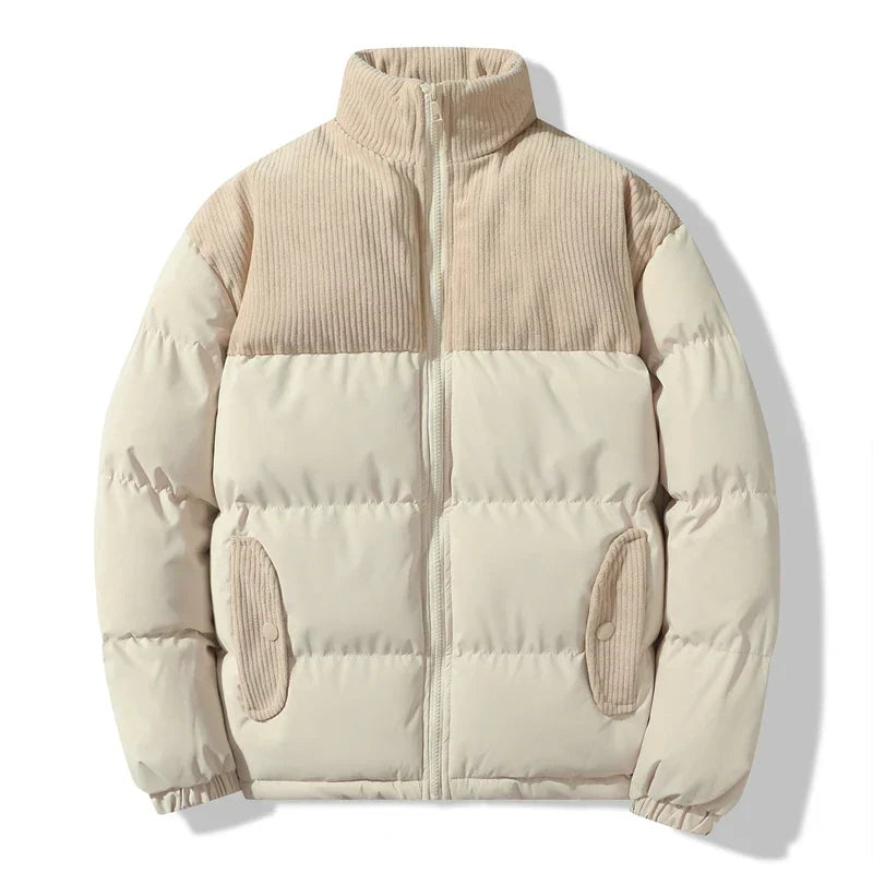 Modische Steppjacke mit Kordelzier - IdealeKleiden