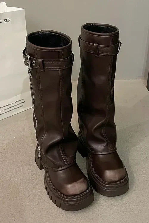 Stylische Knöchelstiefel Damen Schuhe - IdealeKleiden
