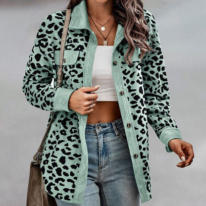 Modische Luipaard Jacke Trendy Design