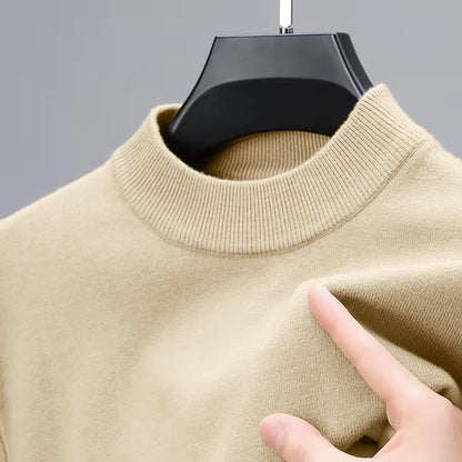 Bequemer Herren Pullover Gestrickt