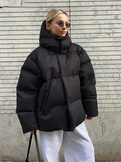 Warmes Winterkleid für Frauen Damenmantel Steppjacke