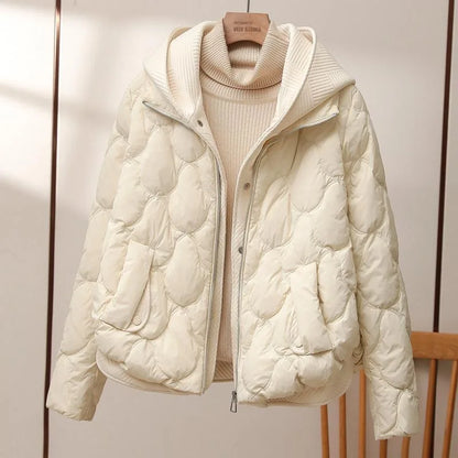 Warmes Damenparka mit Kapuze Soft Fleece