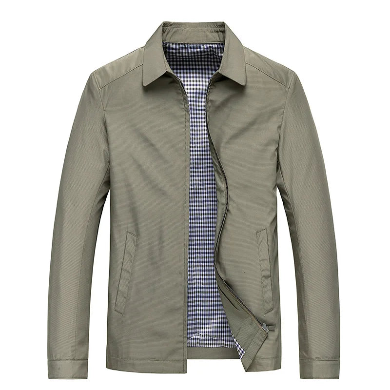 Herren Freizeitjacke Modern Zip-Up Design