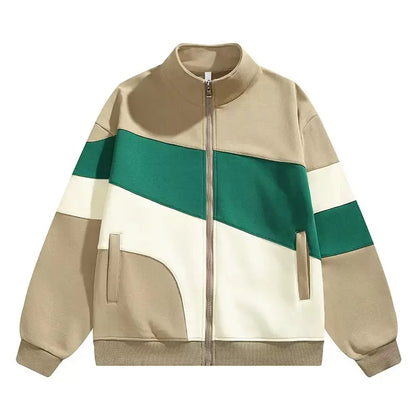 Sportive Damenjacke Reißverschluss Design