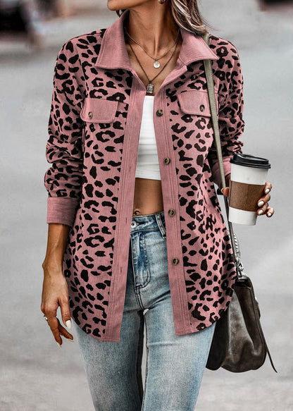 Modische Luipaard Jacke Trendy Design