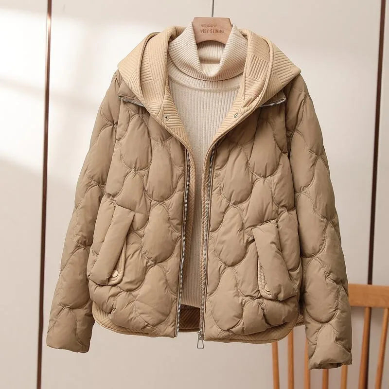 Warmes Damenparka mit Kapuze Soft Fleece