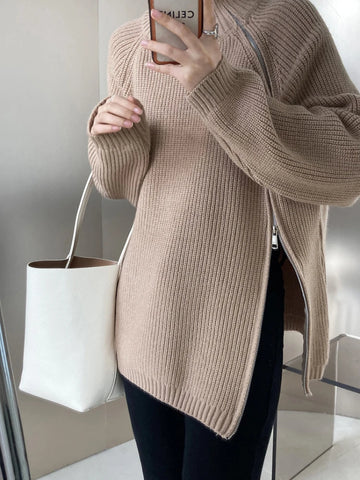 Retro Pullover Damen Elegant