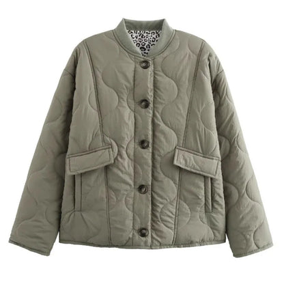 Weiche Gepolsterte Jacke Baumwolle