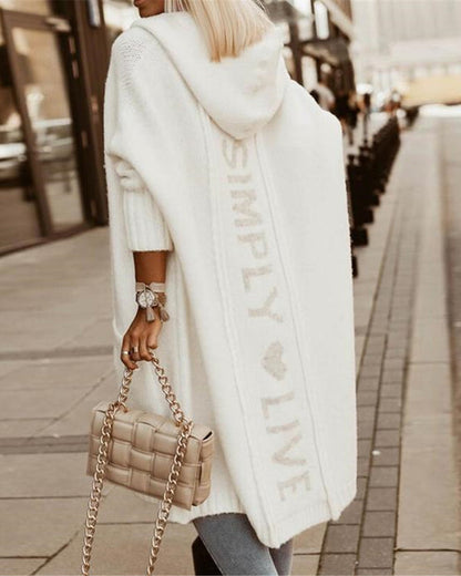 Damenschal Pullover Langärmlig Elegent