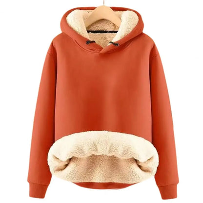 Warmes Hoodie Frau Weich Fleece