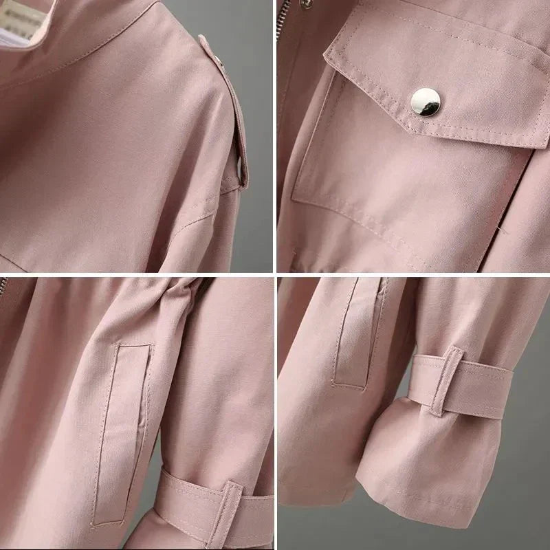 Frauen Überrock Elegant Lang - IdealeKleiden