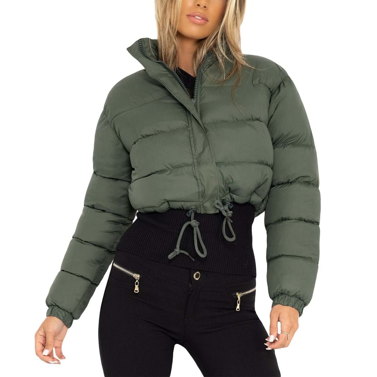 Warme Winterjacke Damen Gepolstert