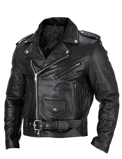 Lederjacke Herren Elegant Ledermantel