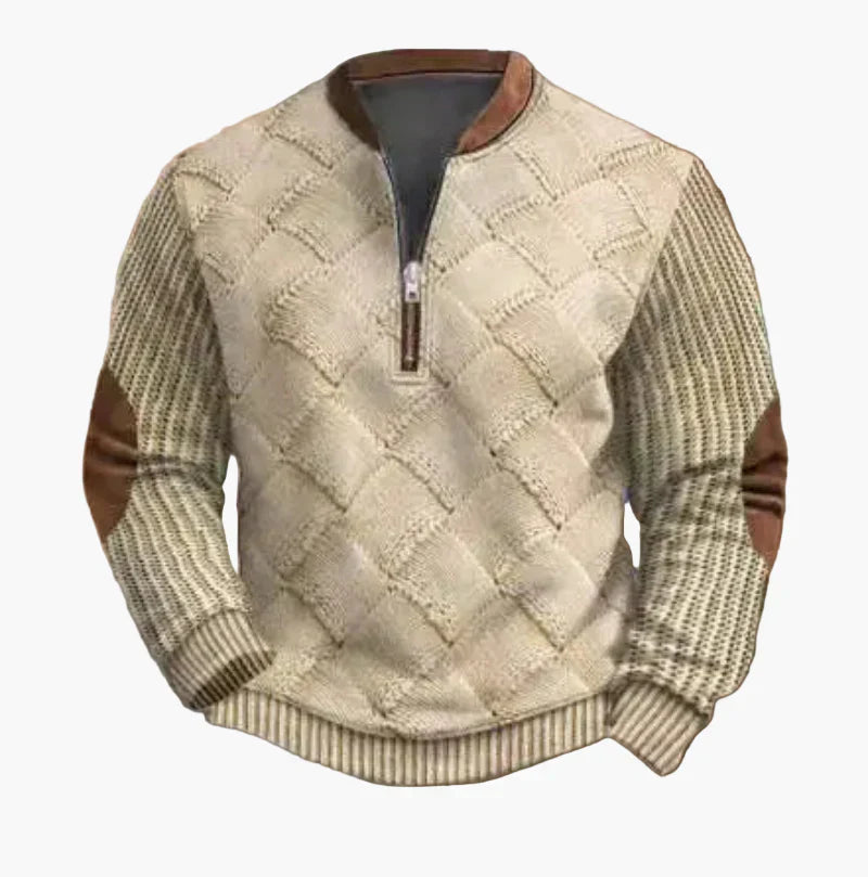 Herren Pullover Warm Modern Stehkragen