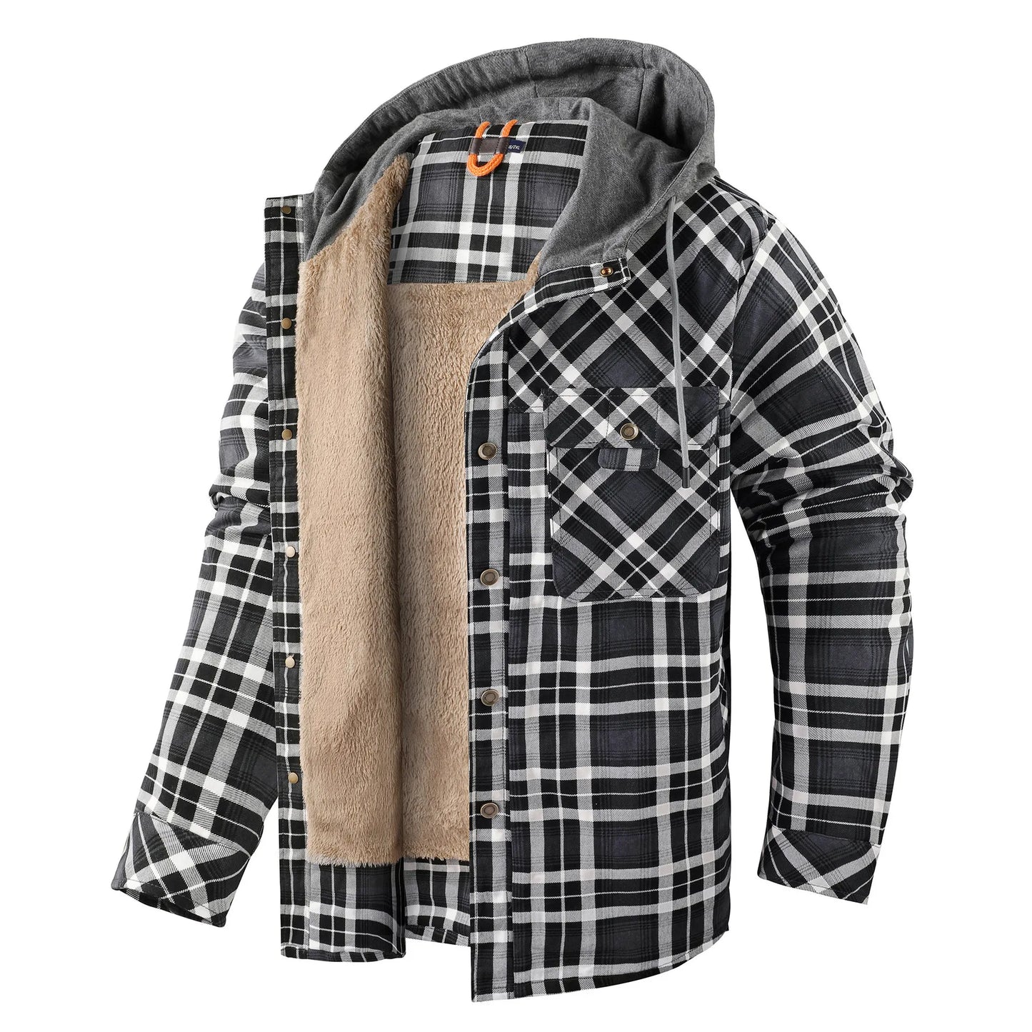 Kariertes Hemdkleid Warm Winter