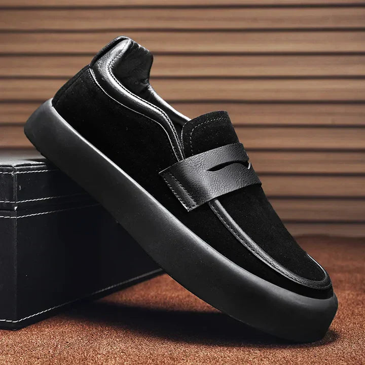 Herren Loafer Wildleder Elegant Bequem