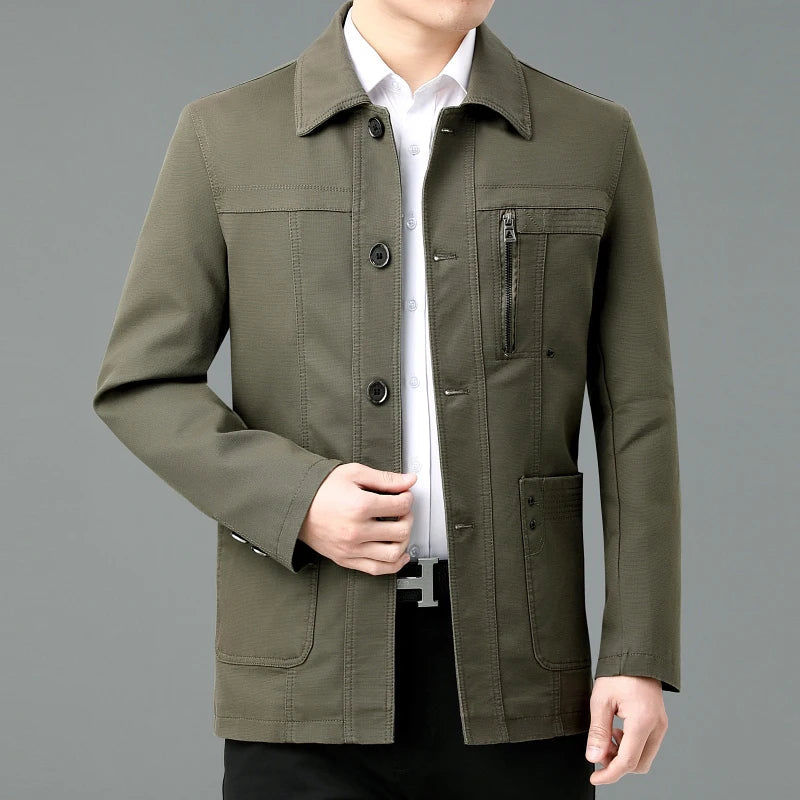 Stylische Baumwolljacke Mit Einzigartigem Futter