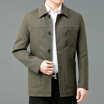 Stylische Baumwolljacke Mit Einzigartigem Futter