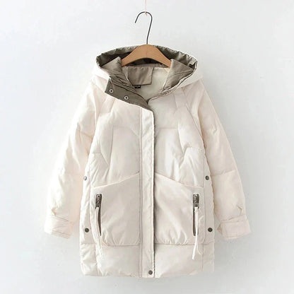 Warme Oversized Daunenjacke Winter