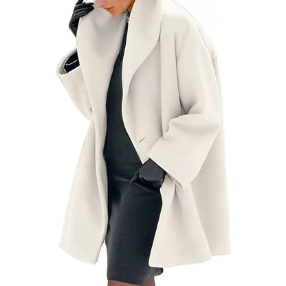 Damen Wintermantel Modern Strukturlook