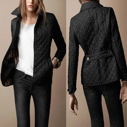 Stylische Damenjacke Diamond Muster