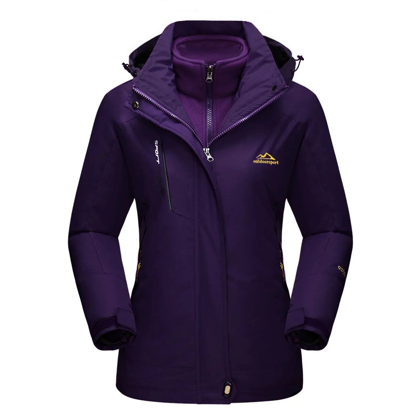 Warmes Skijacke Fleece gefüttert 3in1