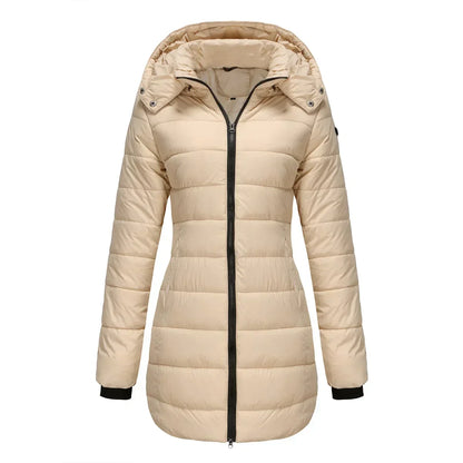 Winter-Puffermantel Damen Warm Kapuze - IdealeKleiden